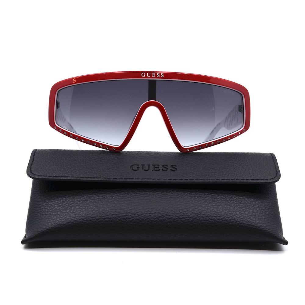 NEW GUESS GU7695-S/S 66B RED GREY LENS AUTHENTIC SUNGLASSES - Picture 8 of 11